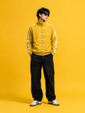 AUREX Mustard Yellow CNY Cheongsam Frog Button Jacket