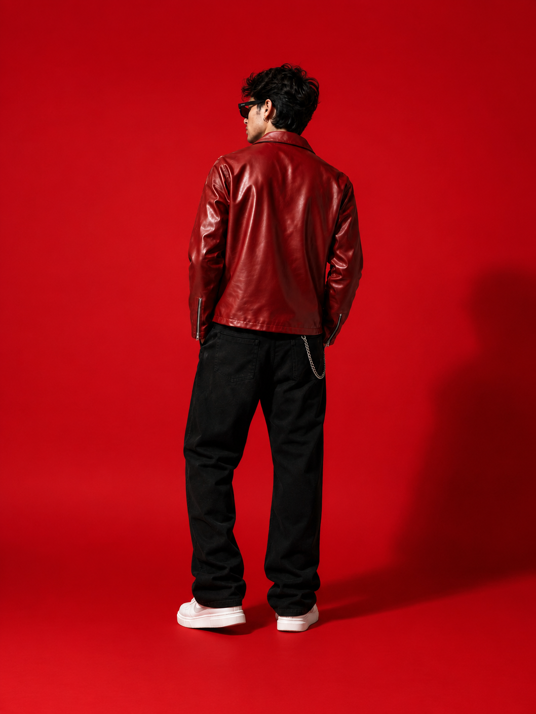 AUREX Signature Faux Leather Jacket
