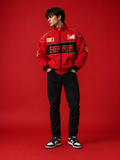 AUREX Premium Red Puffer Jacket – Motorsport Streetwear